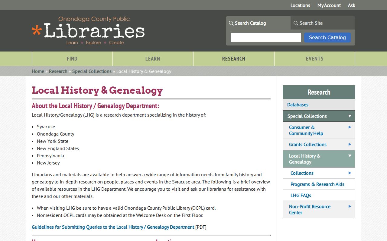 Syracuse city directory research at the OCPL Local History and Genealogy collection