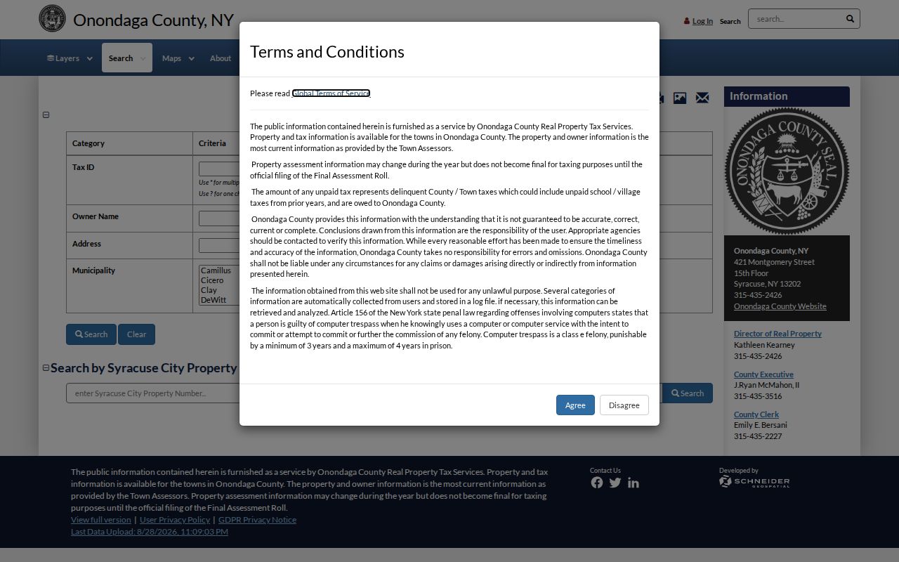 Syracuse residents directory Image Mate public property search entry